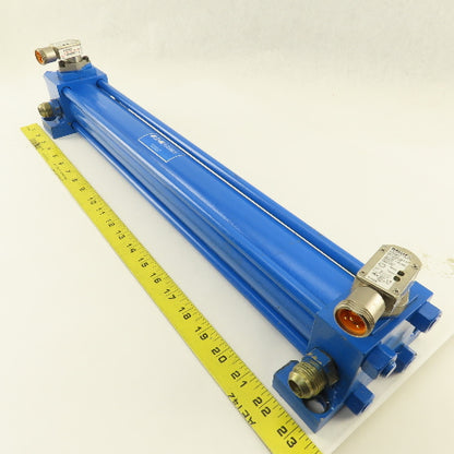Eaton NZ 2" Bore 18" Stroke Hydraulic Cylinder W/ BES516-200-S Proximity Sensors