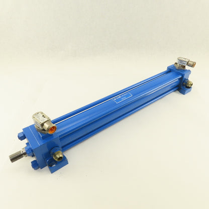 Eaton NZ 2" Bore 18" Stroke Hydraulic Cylinder W/ BES516-200-S Proximity Sensors