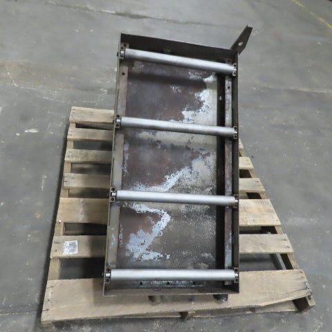 37"x18-3/8" Roller Side Table For Band Saw Chop Saw Other Saw