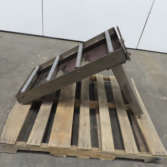 37"x18-3/8" Roller Side Table For Band Saw Chop Saw Other Saw