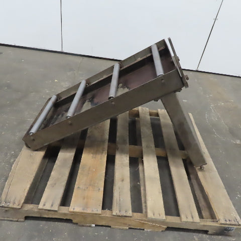 37"x18-3/8" Roller Side Table For Band Saw Chop Saw Other Saw