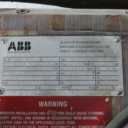 ABB MIF 132 1-203 Dual 26/36kW 395/500V 6000RPM DC Servo Motor Parts\Repair