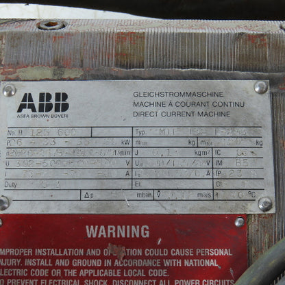 ABB MIF 132 1-203 Dual 26/36kW 395/500V 6000RPM DC Servo Motor Parts\Repair