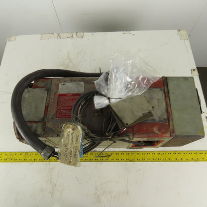 ABB MIF 132 1-203 Dual 26/36kW 395/500V 6000RPM DC Servo Motor Parts\Repair