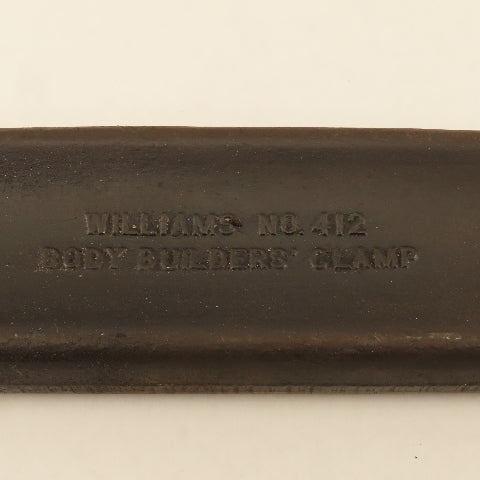 Williams No. 412 12" C-Clamp 5-1/2" Throat 4" Minimum Closed Drop Forged