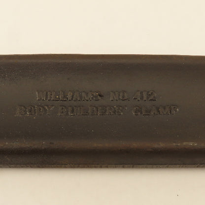 Williams No. 412 12" C-Clamp 5-1/2" Throat 4" Minimum Closed Drop Forged