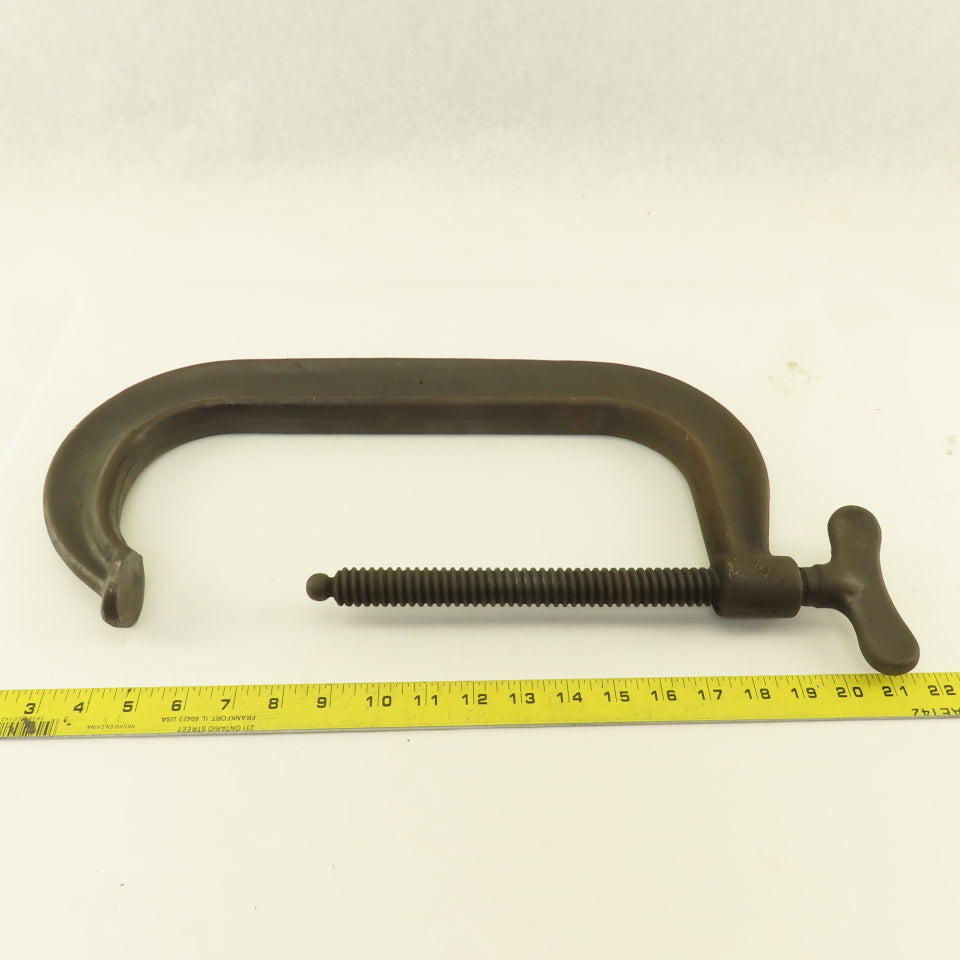 Williams No. 412 12" C-Clamp 5-1/2" Throat 4" Minimum Closed Drop Forged