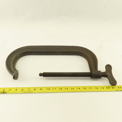 Williams No. 412 12" C-Clamp 5-1/2" Throat 4" Minimum Closed Drop Forged
