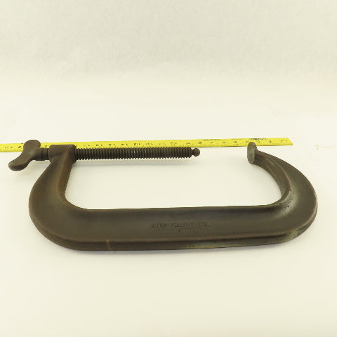 Williams No. 412 12" C-Clamp 5-1/2" Throat 4" Minimum Closed Drop Forged