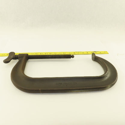 Williams No. 412 12" C-Clamp 5-1/2" Throat 4" Minimum Closed Drop Forged