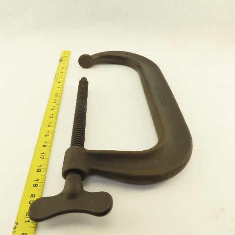 Williams No. 412 12" C-Clamp 5-1/2" Throat 4" Minimum Closed Drop Forged