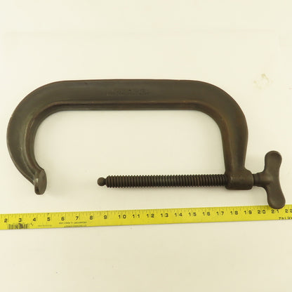 Williams No. 412 12" C-Clamp 5-1/2" Throat 4" Minimum Closed Drop Forged