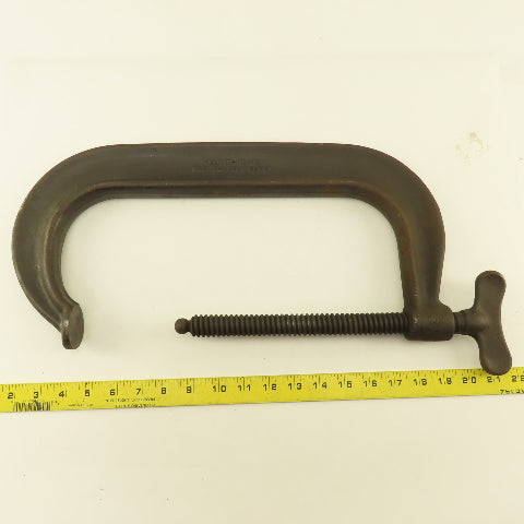 Williams No. 412 12" C-Clamp 5-1/2" Throat 4" Minimum Closed Drop Forged