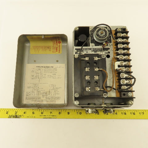 General Electric CR7504-A142G1 Vintage Electric Timer 115/230V Seconds .1-0.2s