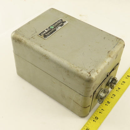 General Electric CR7504-A142G1 Vintage Electric Timer 115/230V Seconds .1-0.2s