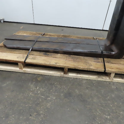 60" Full Taper Rod Pin Mount Forklift Forks 8"x3" 20,600 lb Cap Ea. for 4" Shaft
