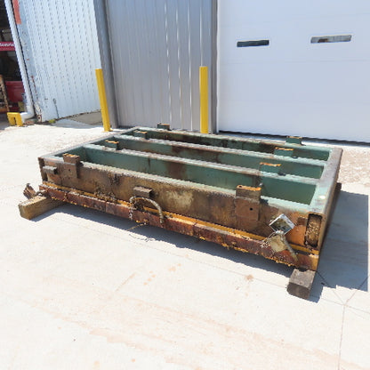 Hydraulic Press 100" x 64"Heated Platen Hot Plate 3 Phase Lot of 2