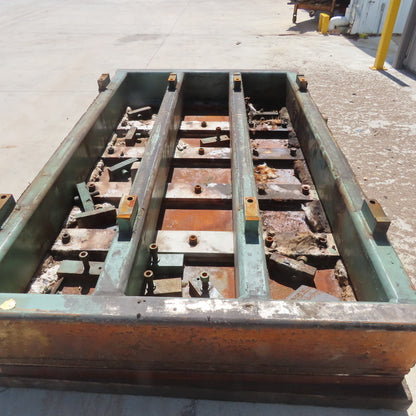 Hydraulic Press 100" x 64"Heated Platen Hot Plate 3 Phase Lot of 2