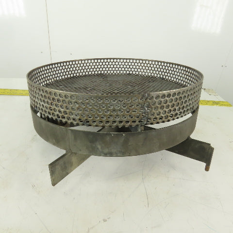 18" x 2-1/2" Deep Free Spinning Parts Washer Rotary Centrifugal Cleaning Basket
