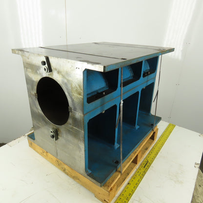 22"L x 29-1/2"W x 20-1/2" Steel Machined Top Riser Block Tube Support Fixture