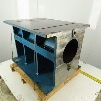 22"L x 29-1/2"W x 20-1/2" Steel Machined Top Riser Block Tube Support Fixture