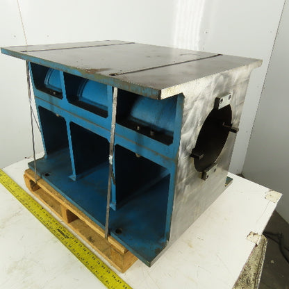 22"L x 29-1/2"W x 20-1/2" Steel Machined Top Riser Block Tube Support Fixture