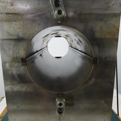 22"L x 29-1/2"W x 20-1/2" Steel Machined Top Riser Block Tube Support Fixture