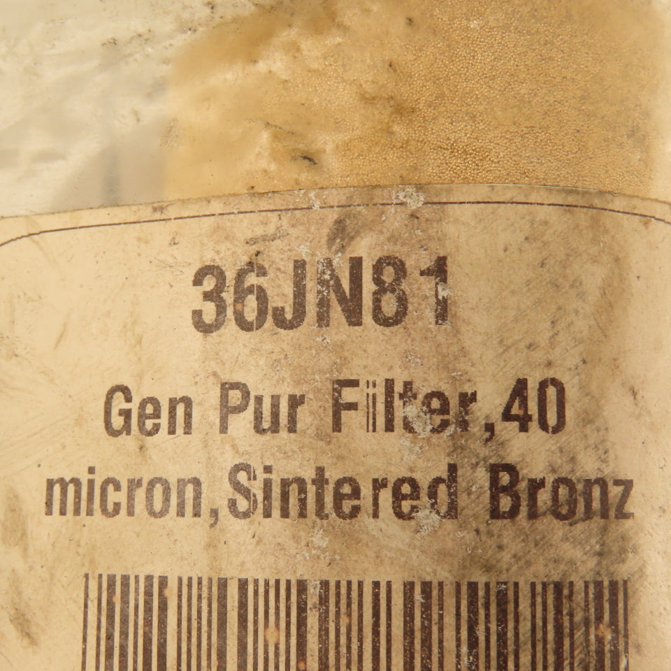 Groz 36JN81 Compressed Air Filter Element 40 Micron Bronze