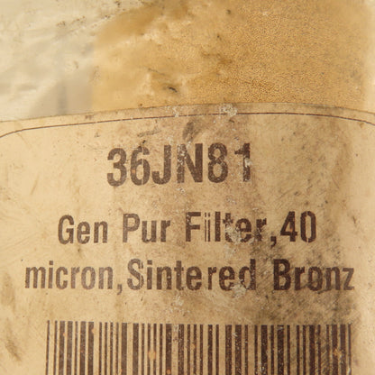 Groz 36JN81 Compressed Air Filter Element 40 Micron Bronze