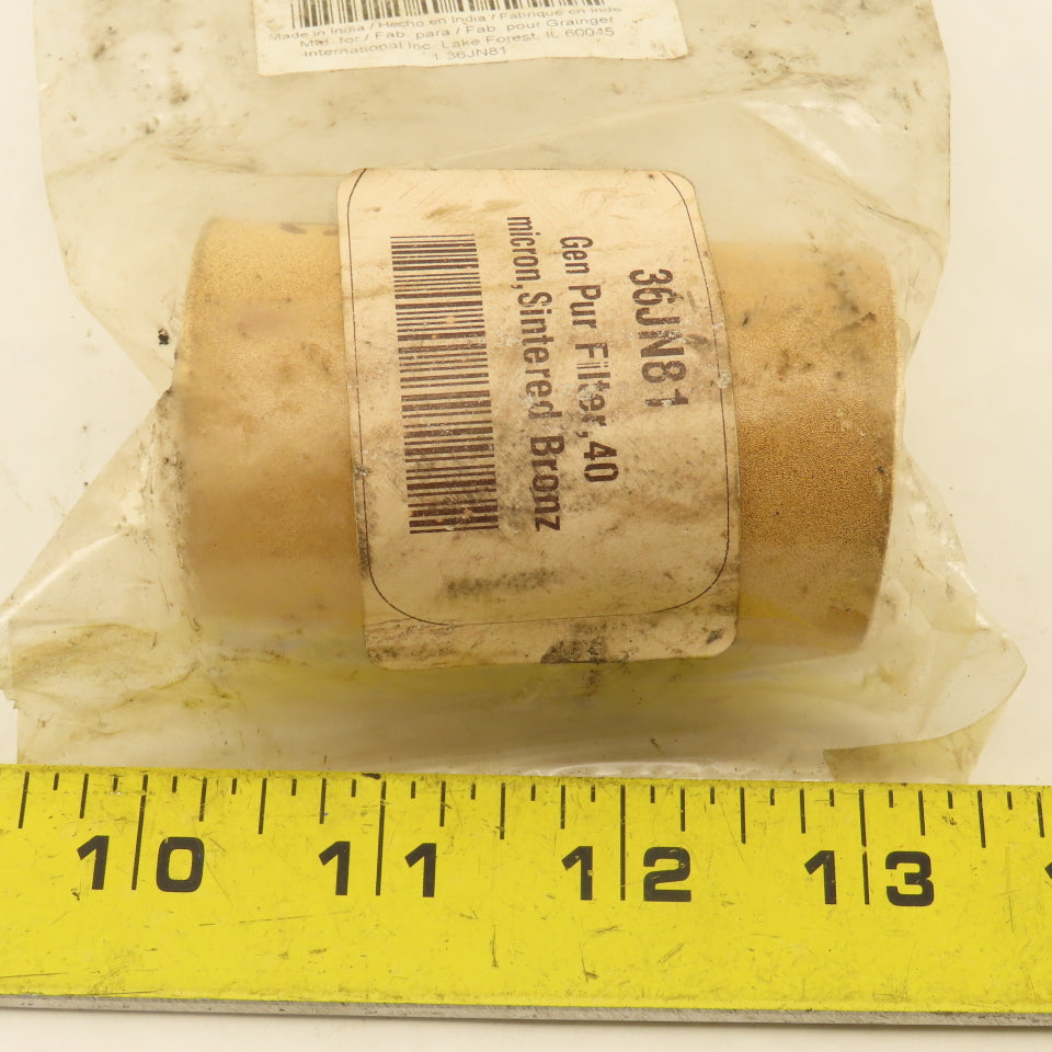 Groz 36JN81 Compressed Air Filter Element 40 Micron Bronze