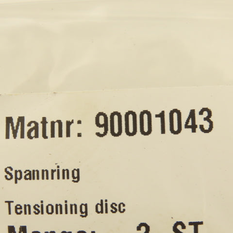 Bystronic 90001043 40mm ID Spannring Clamp Ring Tensioning Disc Lot Of 2