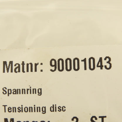 Bystronic 90001043 40mm ID Spannring Clamp Ring Tensioning Disc Lot Of 2