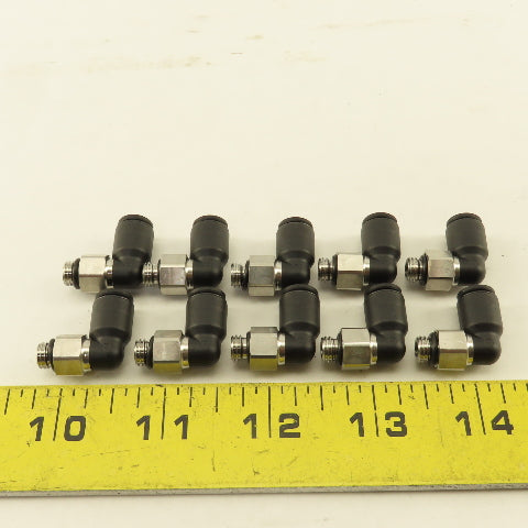 Legris 6mm Nylon Push To Connect Elbow Male Metric M7x1 Connection Lot Of 10