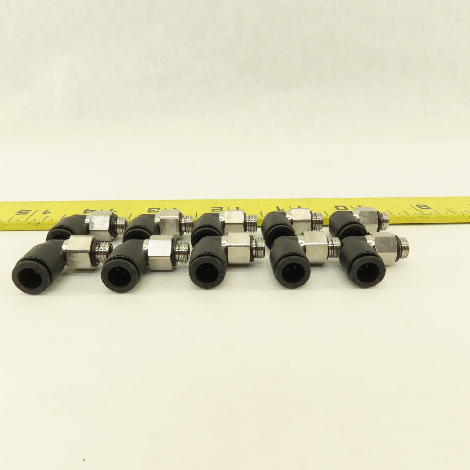 Legris 6mm Nylon Push To Connect Elbow Male Metric M7x1 Connection Lot Of 10