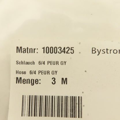 Bystronic 10003425 Parker PEUR 6/4 Gray Tubing 3M 9'