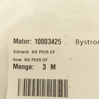 Bystronic 10003425 Parker PEUR 6/4 Gray Tubing 3M 9'