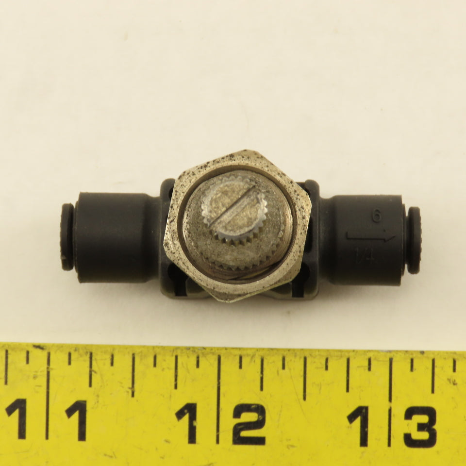 Legris 6mm Inline Push To Connect Flow Control Check Valve
