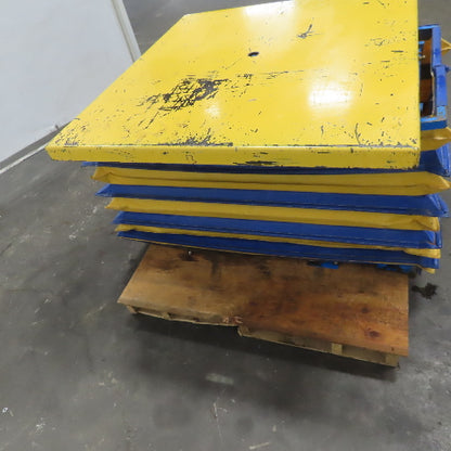 Bishamon EZ LOADER 30 Pneumatic 3000 LB Auto Pallet Positioner 48"x44" Turn Top