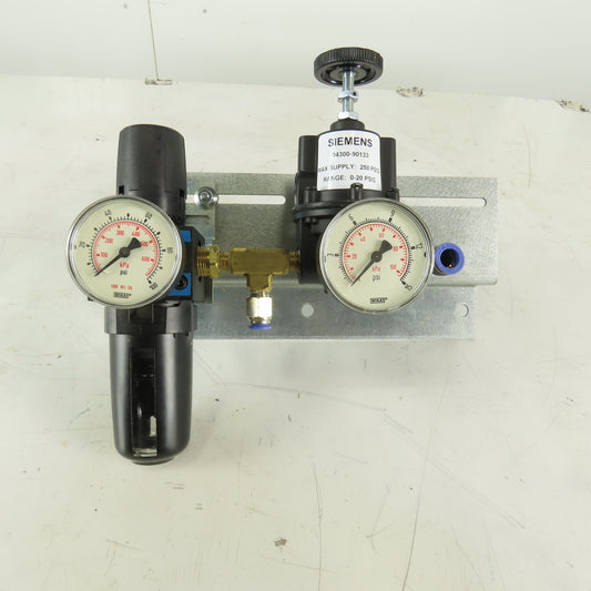 Siemens K0066-37-AAB 1/2" NPT 2 Stage Air Pressure Regulator Filter Assembly