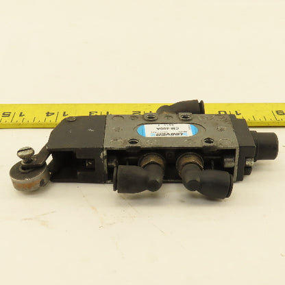 Univer CM-400A 5/2Way G1/8 Pneumatic Roller Plunger Spool Directional Valve