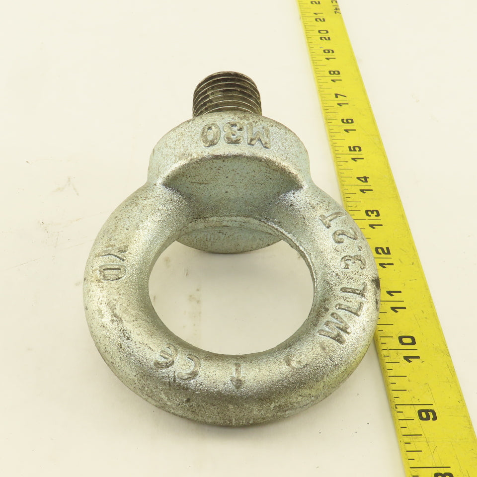 3.2 Ton WLL M30 Thread Hoist Lifting Eye Ring C15E