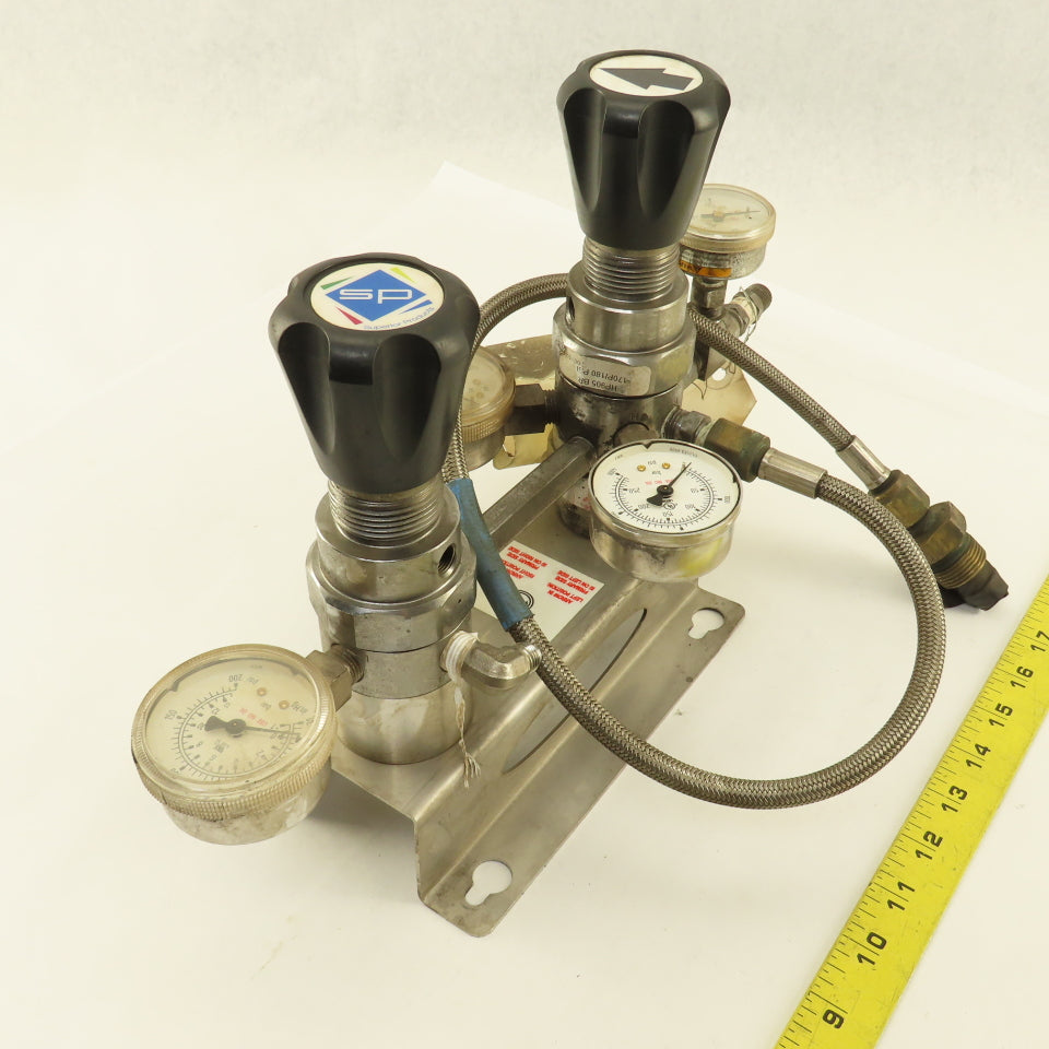 Superior SAM-125 1/4" NPT Stainless Steel Semiautomatic Manifold C02