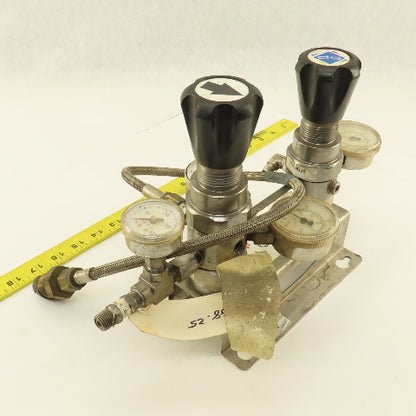 Superior SAM-125 1/4" NPT Stainless Steel Semiautomatic Manifold C02
