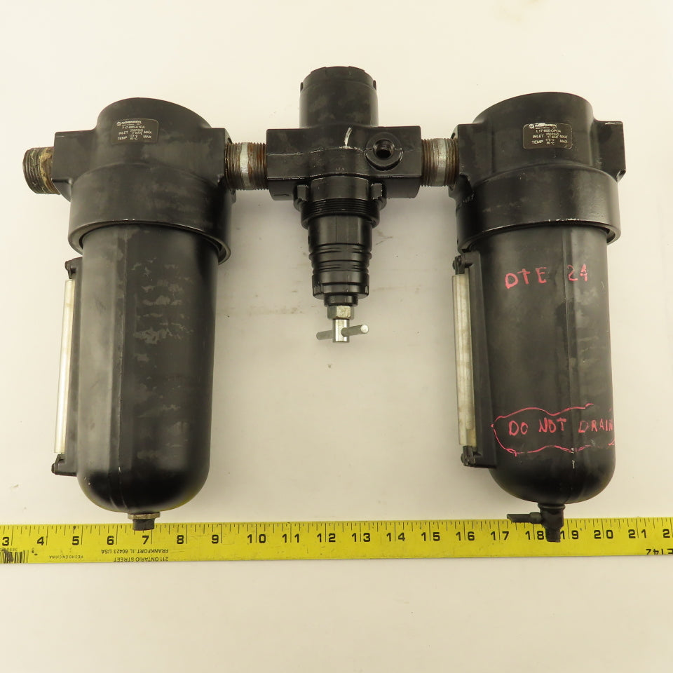 Norgren L17-800-OPDA 1" Compressed Air Filter Regulator Lubricator FRL
