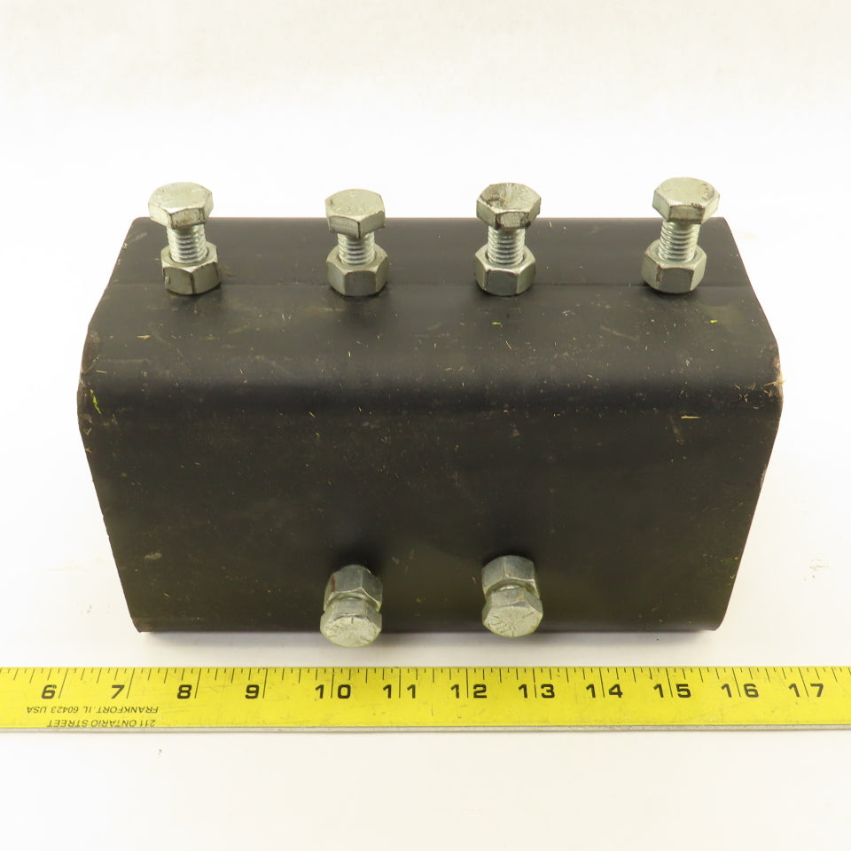 4-1/2" x 3-1/4" ID Thick Wall Open Channel Mending Bracket Brace 9" OAL
