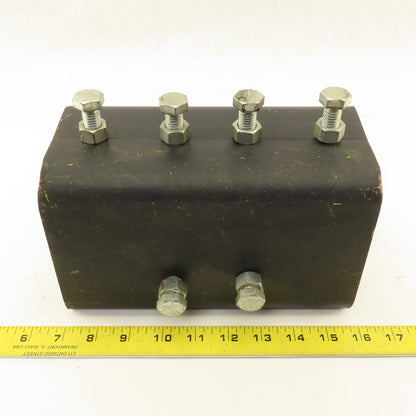 4-1/2" x 3-1/4" ID Thick Wall Open Channel Mending Bracket Brace 9" OAL