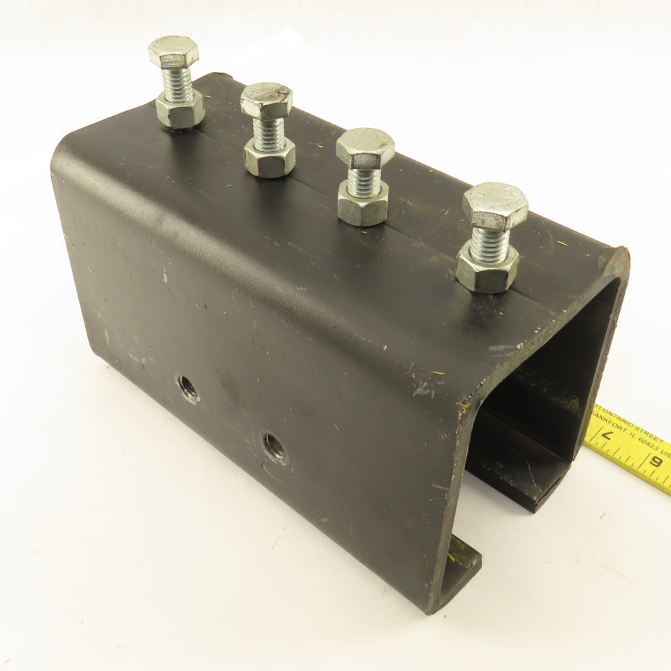 4-1/2" x 3-1/4" ID Thick Wall Open Channel Mending Bracket Brace 9" OAL