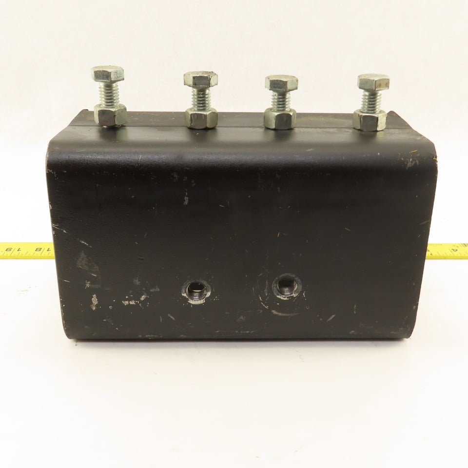 4-1/2" x 3-1/4" ID Thick Wall Open Channel Mending Bracket Brace 9" OAL