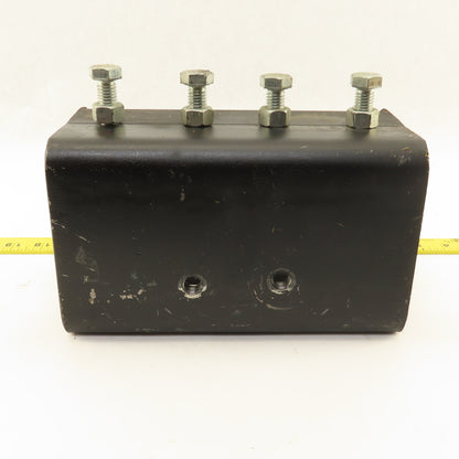 4-1/2" x 3-1/4" ID Thick Wall Open Channel Mending Bracket Brace 9" OAL