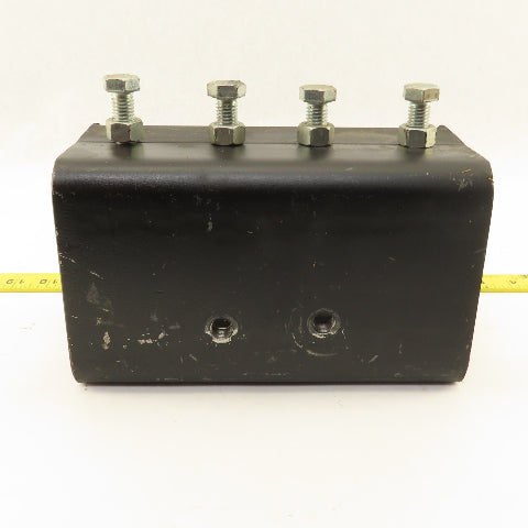 4-1/2" x 3-1/4" ID Thick Wall Open Channel Mending Bracket Brace 9" OAL